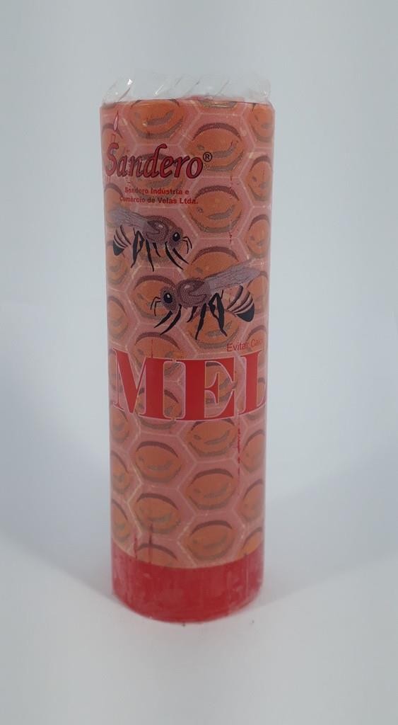 VELA VOTIVA 260G MEL VERMELHA - UND