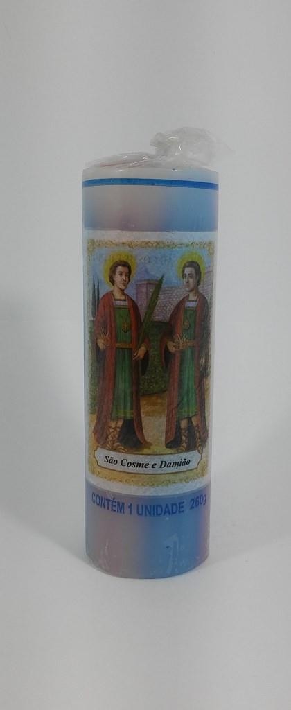 VELA VOTIVA 260G COSME E DAMIAO - UND
