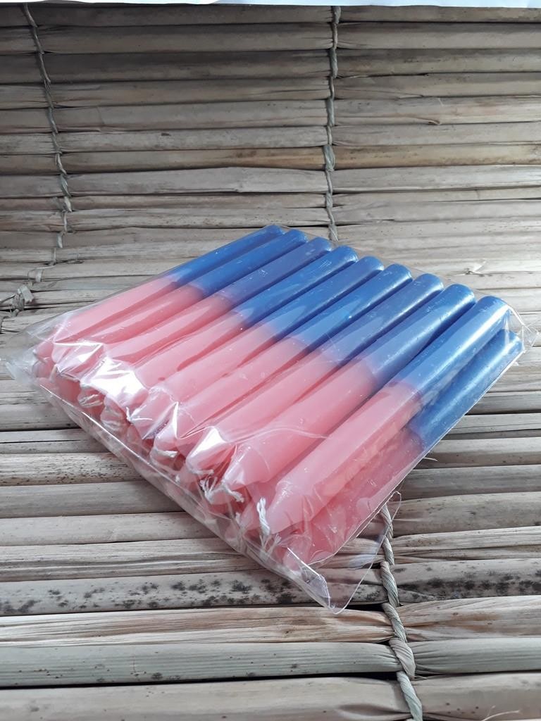 VELA PALITO AZUL/ROSA PCT 1 KG - KG
