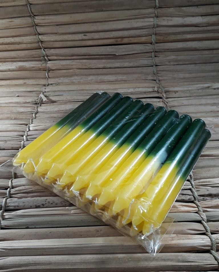 VELA PALITO AMAR/VDE PCT 1 KG - KG
