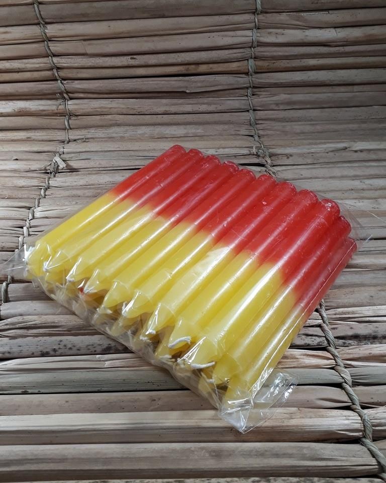 VELA PALITO AMAR/VERM PCT 1 KG - KG