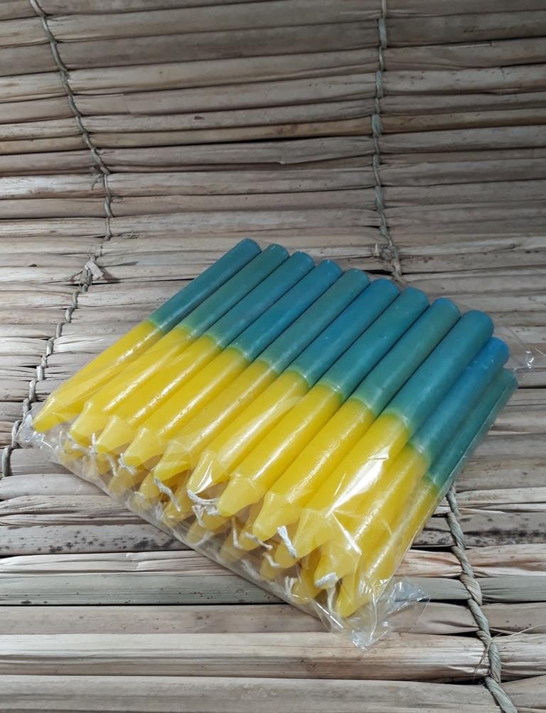 VELA PALITO AMAR/AZUL PCT 1 KG - KG