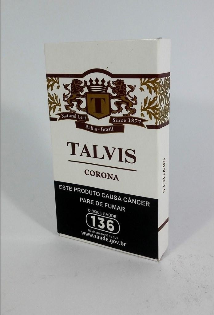 CHARUTO CAIXA TALVIS CHOCOLATE C/5