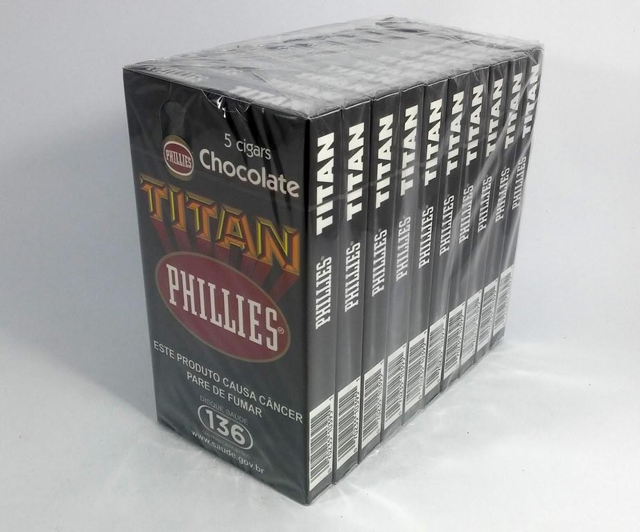 CHARUTO TITAN CHOC PACK C/10 CX
