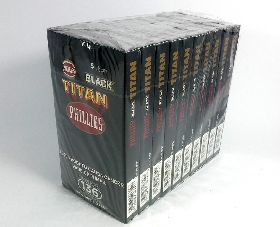 CHARUTO TITAN BLACK PACK C/10 CX