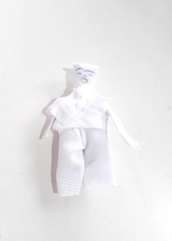 BONECO DE PANO BCO MASC - UND