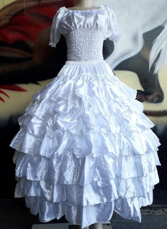 CONJUNTO BRANCO 7 BABADOS PRATA - UND
