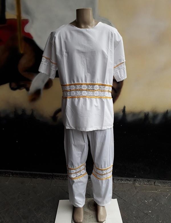 CONJUNTO ALGODAO C/ ENTREMEIO AMARELO M - UND