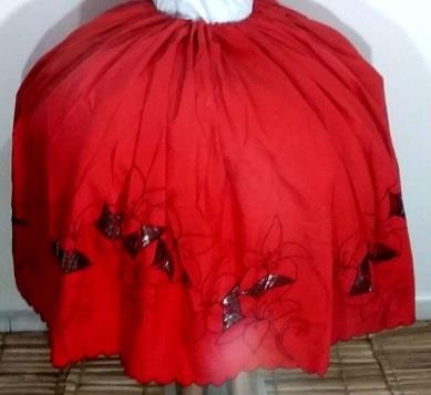 SAIA RECHELIEU 5 MTS VERMELHO/PRETO - UND