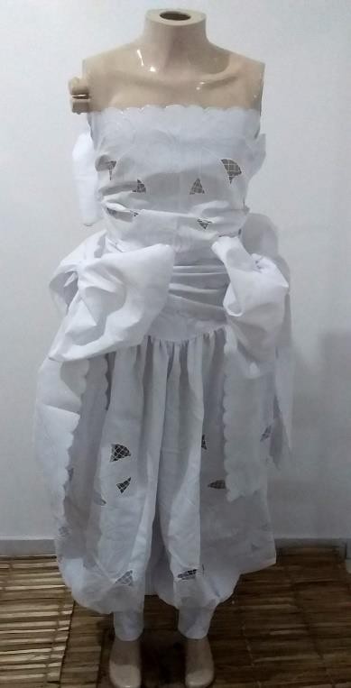 CONJUNTO RECHILIEU BOMBACHO 4PCS BCO/PRATA - UND