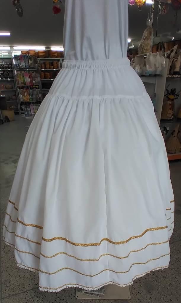 SAIA TRICOLINE C/ACABAMENTO DOURADO - UND