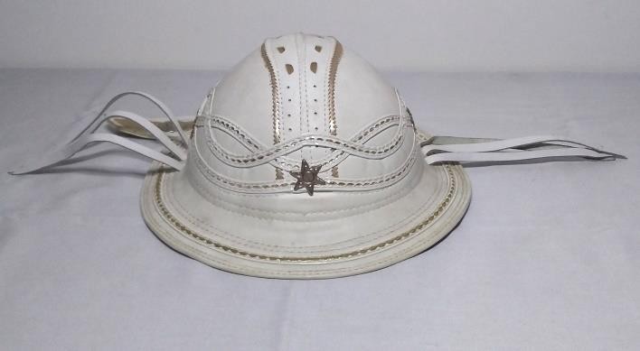 CHAPEU DE COURO DOMINGUINHOS BRANCO N1 - UND