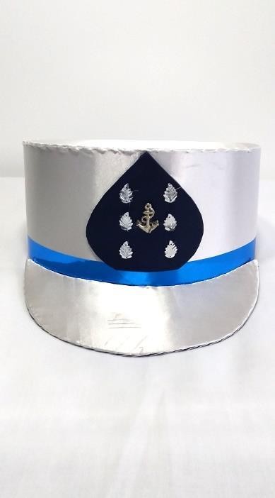 QUEPE MARINHEIRO BCO/AZUL ESC - UND