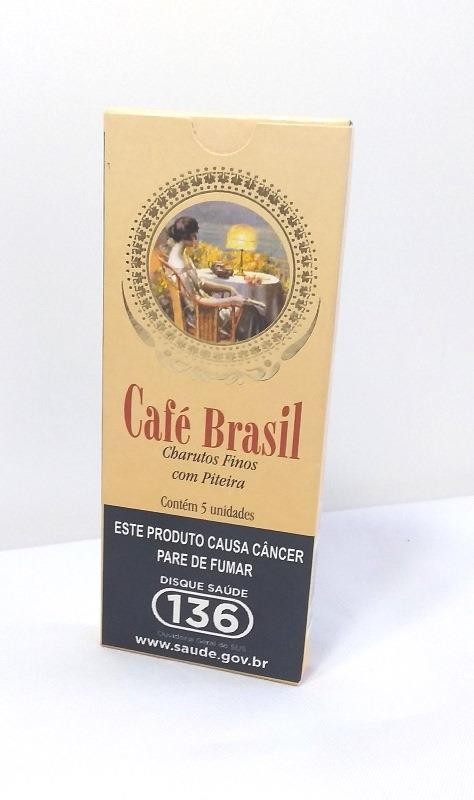 CIGARRILHA CAFE BRASIL C/PITEIRA TRADICIONAL CAIXA C/5