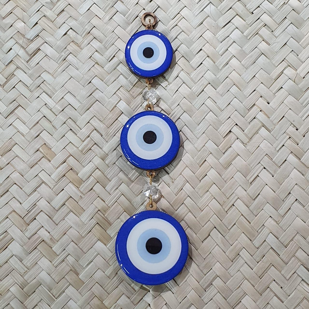MANDALA TRIPLA CASTANHA OLHO GREGO - UND