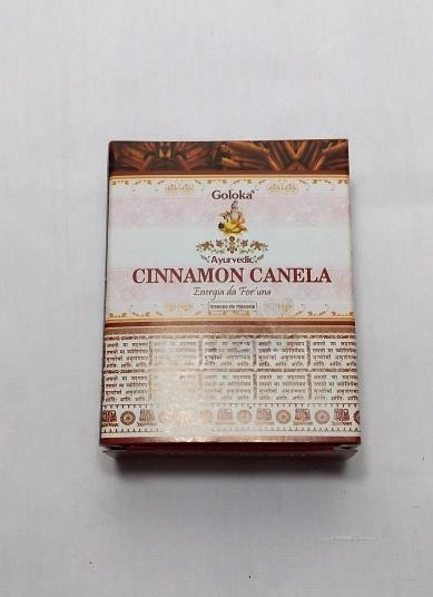 INCENSO GOLOKA CINNAMON CANELA CASCATA - UND
