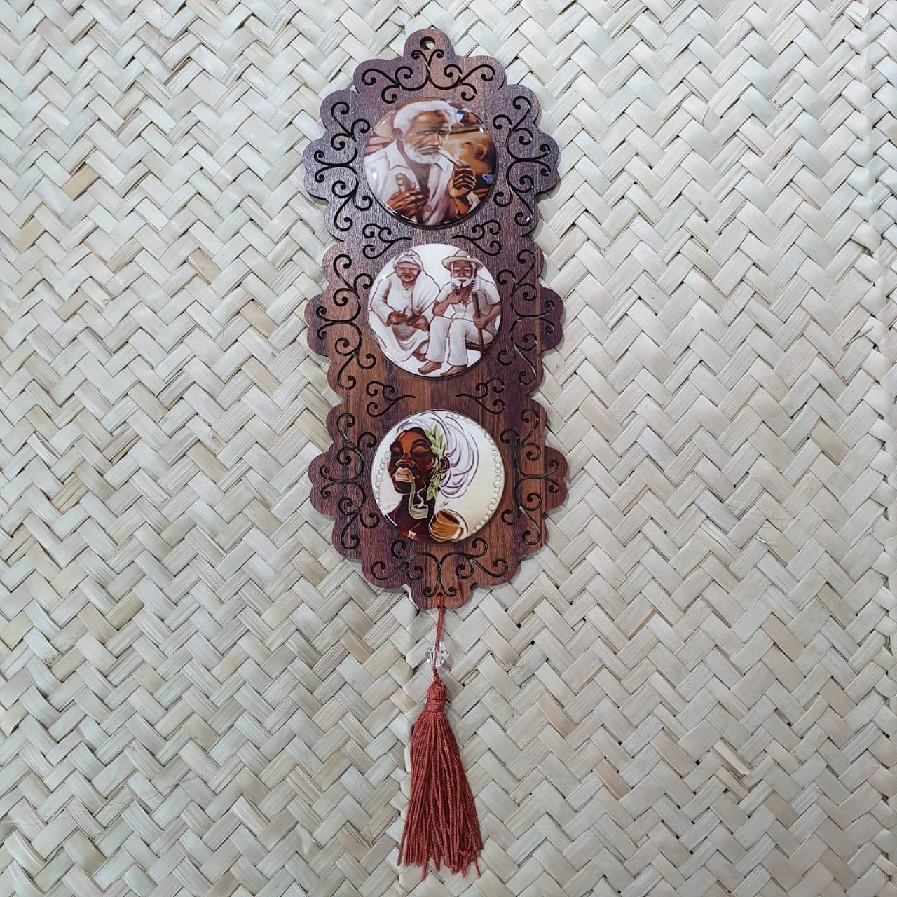 MANDALA TRIPLA FIXA PRETO VELHO - UND