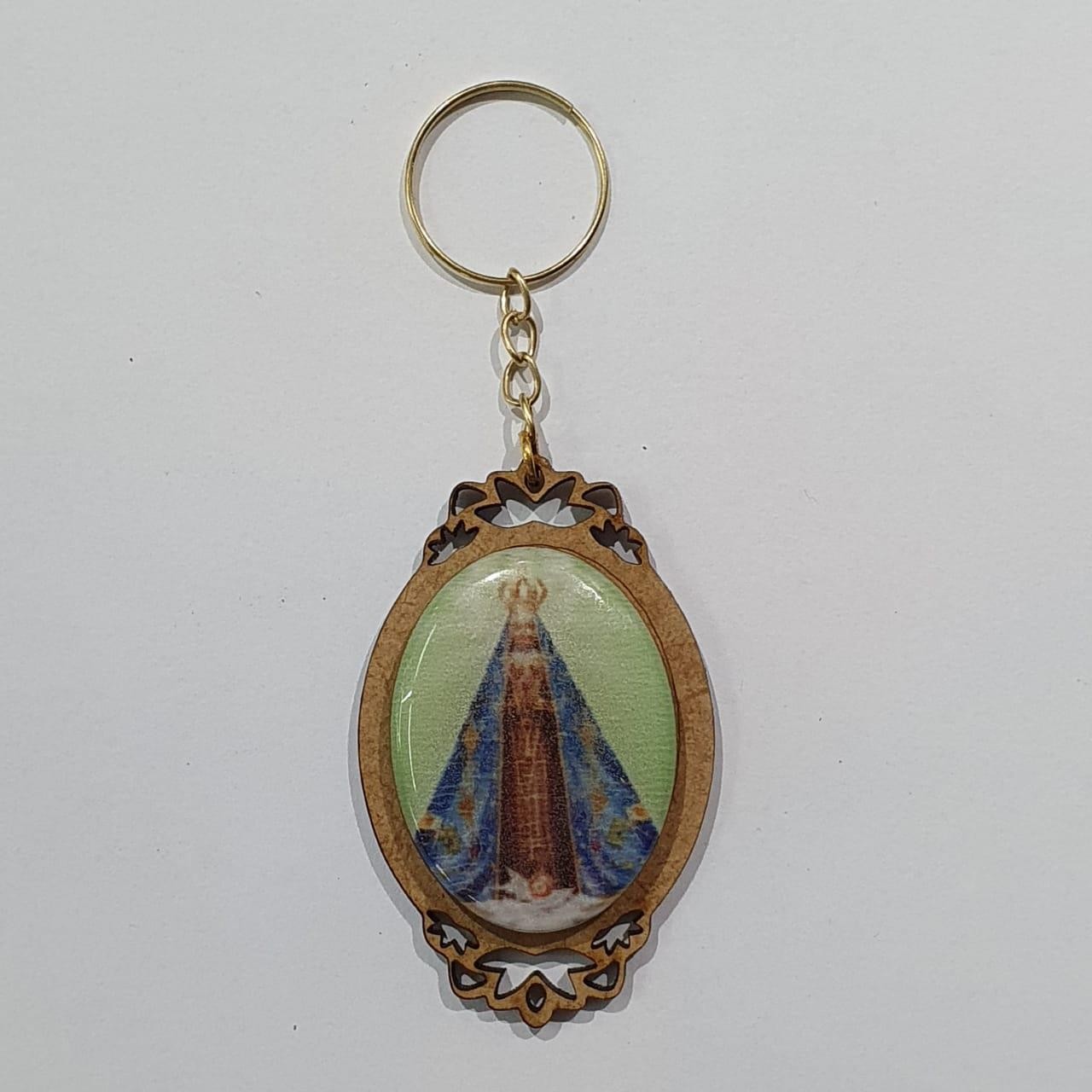 CHAVEIRO OVAL NOSSA SENHORA APARECIDA - UND
