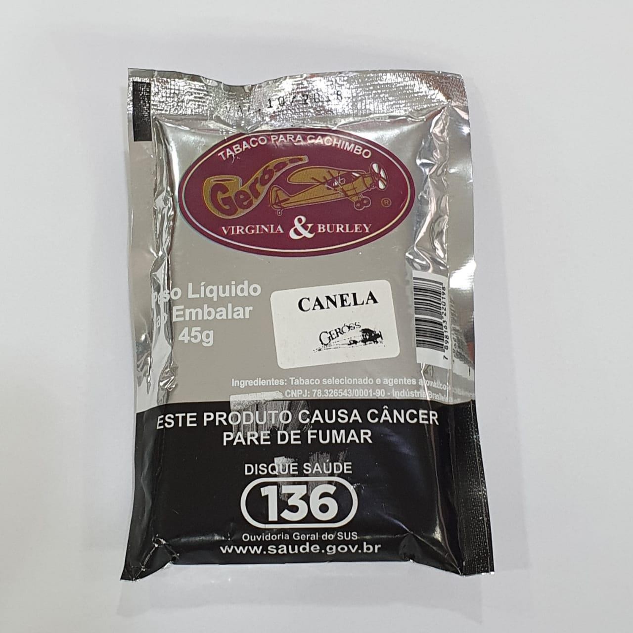 FUMO CACHIMBO GEROSS CANELA - UND