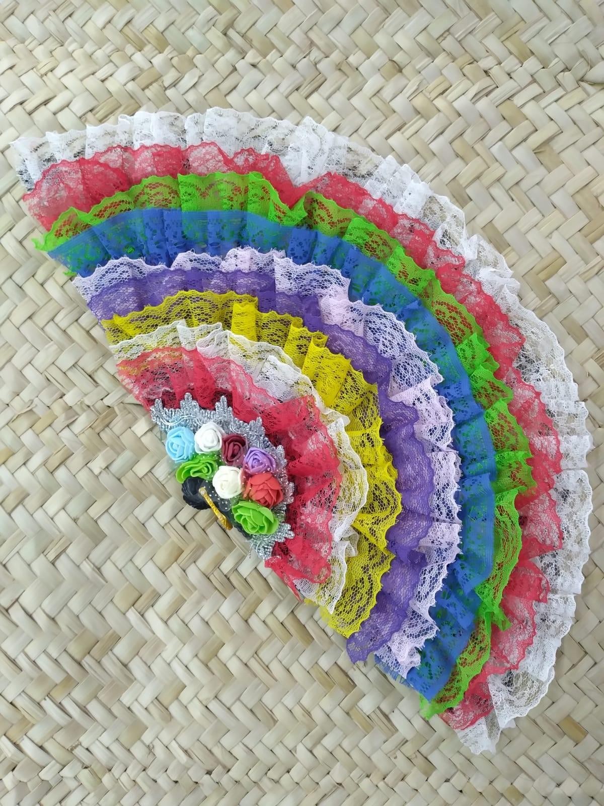LEQUE LUXO COLORIDO 2 - UND