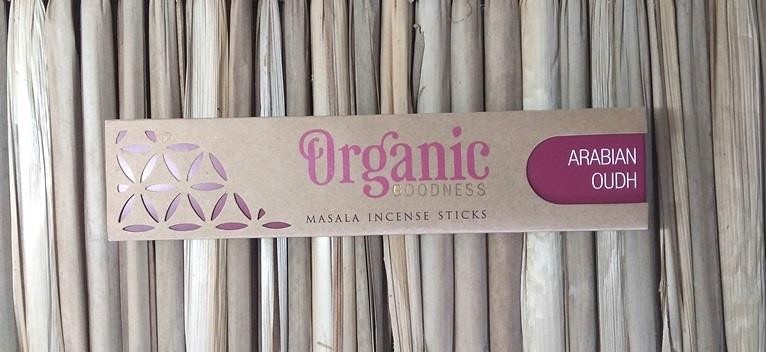 INCENSO ORGANICO ARABIAN OUDH (ALMISCAR/SANDALO/BAUNILHA) - UND