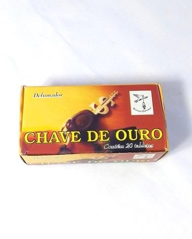 DEFUMADOR CHAVE DE OURO PIRAMIDE - UND