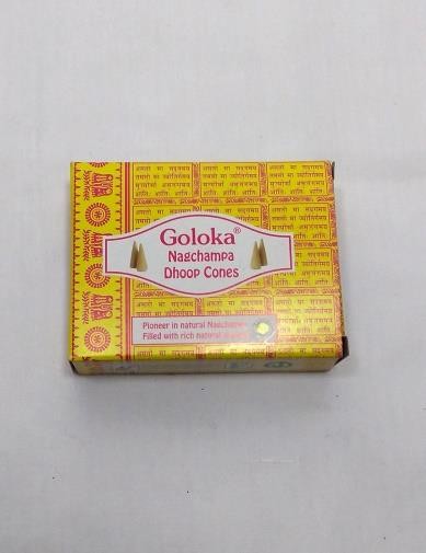 INCENSO GOLOKA NAGCHAMPA CONES - UND