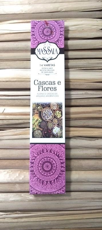 INCENSO SHAKUNTHALA MASSALA CASCAS E FLORES - UND