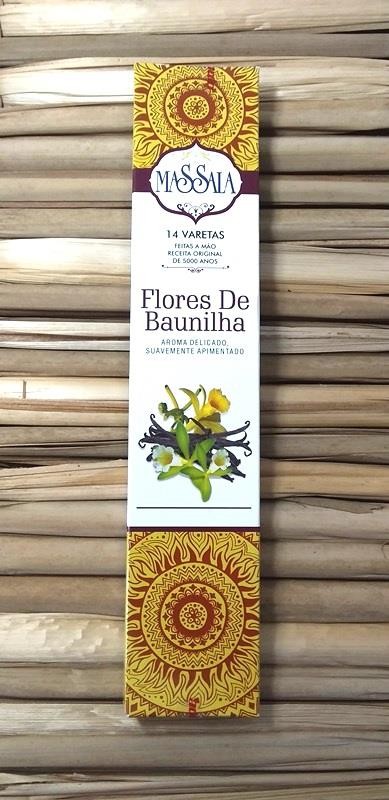 INCENSO SHAKUNTHALA MASSALA FLORES DE BAUNILHA - UND
