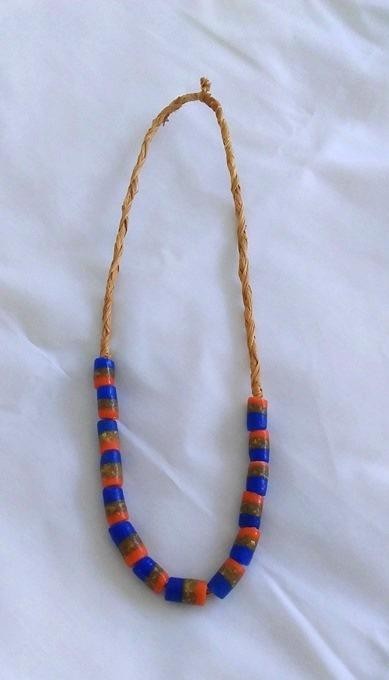 FIO AFRICANO AZUL/BEGE/LARANJA - UND