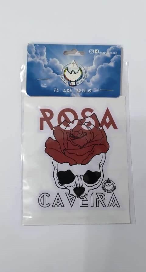 ADESIVO MC ROSA CAVEIRA - UND