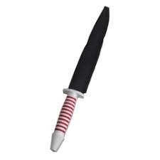 PUNHAL 20CM BCO/VERM - UND