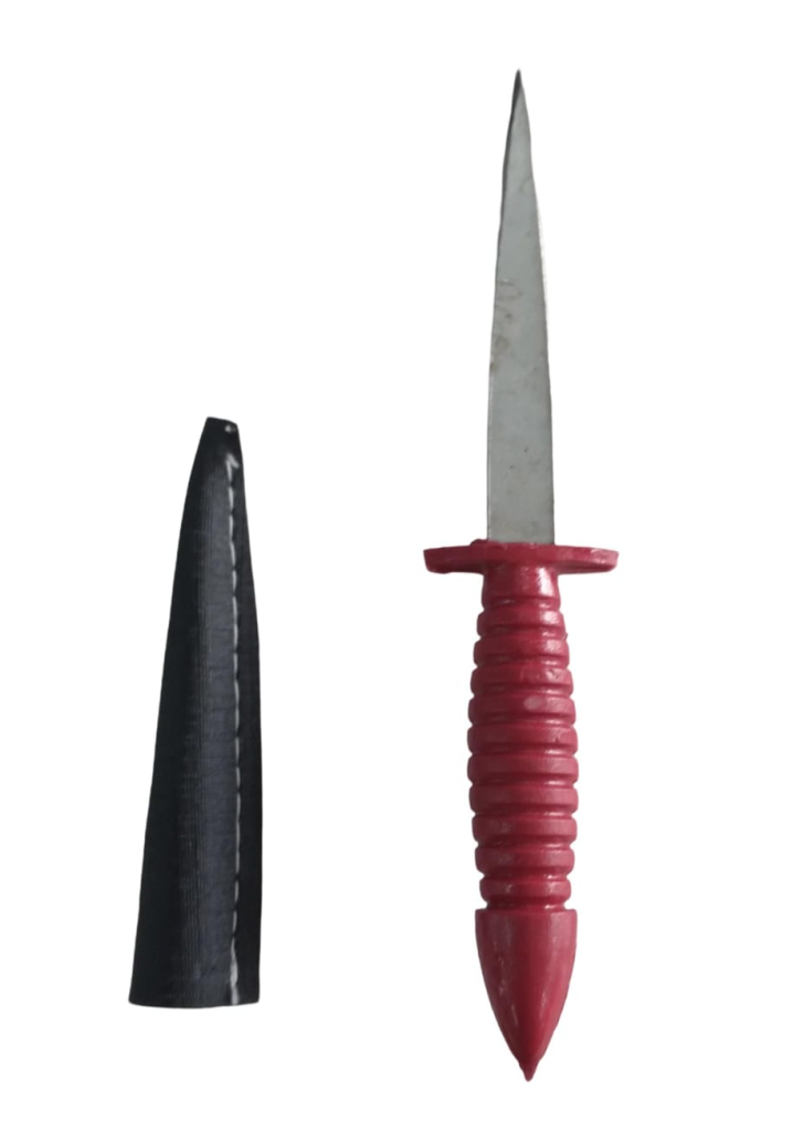 PUNHAL 20CM VERMELHO - UND