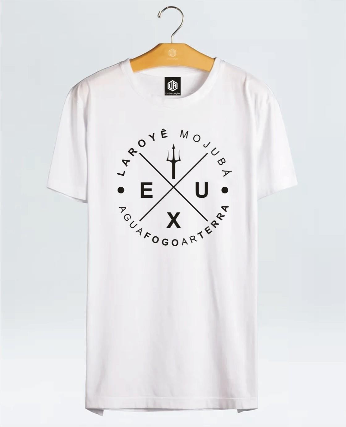 CAMISETA UMBANDACAO EXU MOJUBA BCA M - UND