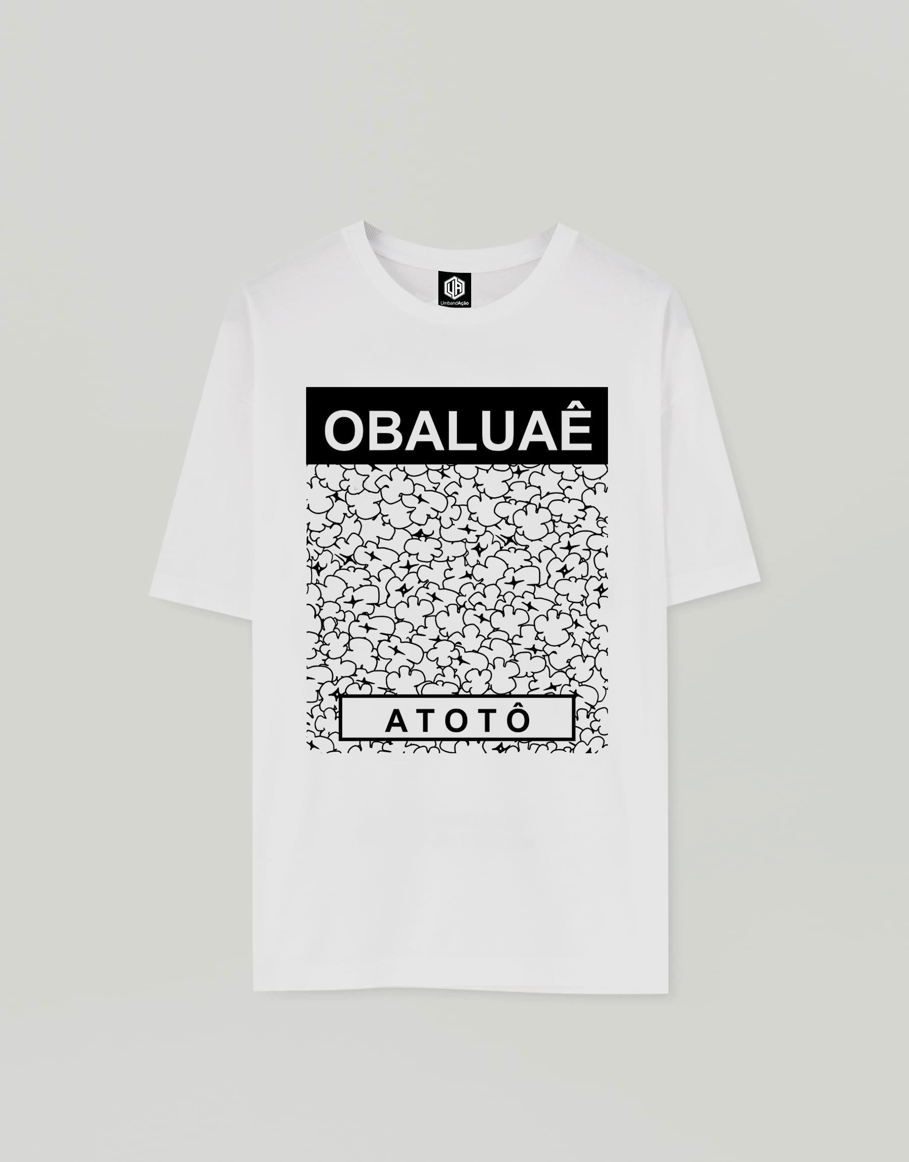CAMISETA UMBANDACAO OBALUAE BCA M - UND