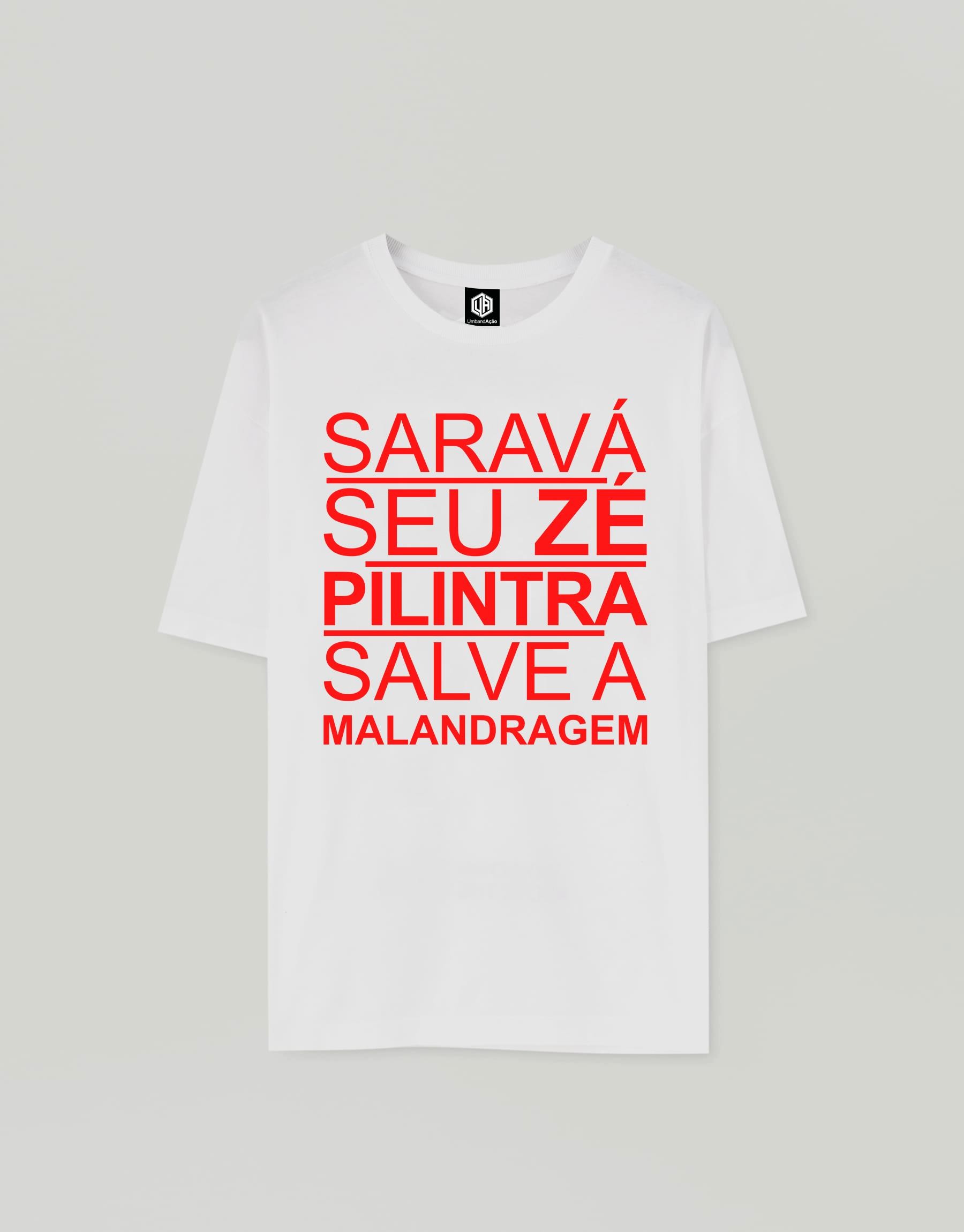 CAMISETA UMBANDACAO SARAVA ZE BCA GG - UND