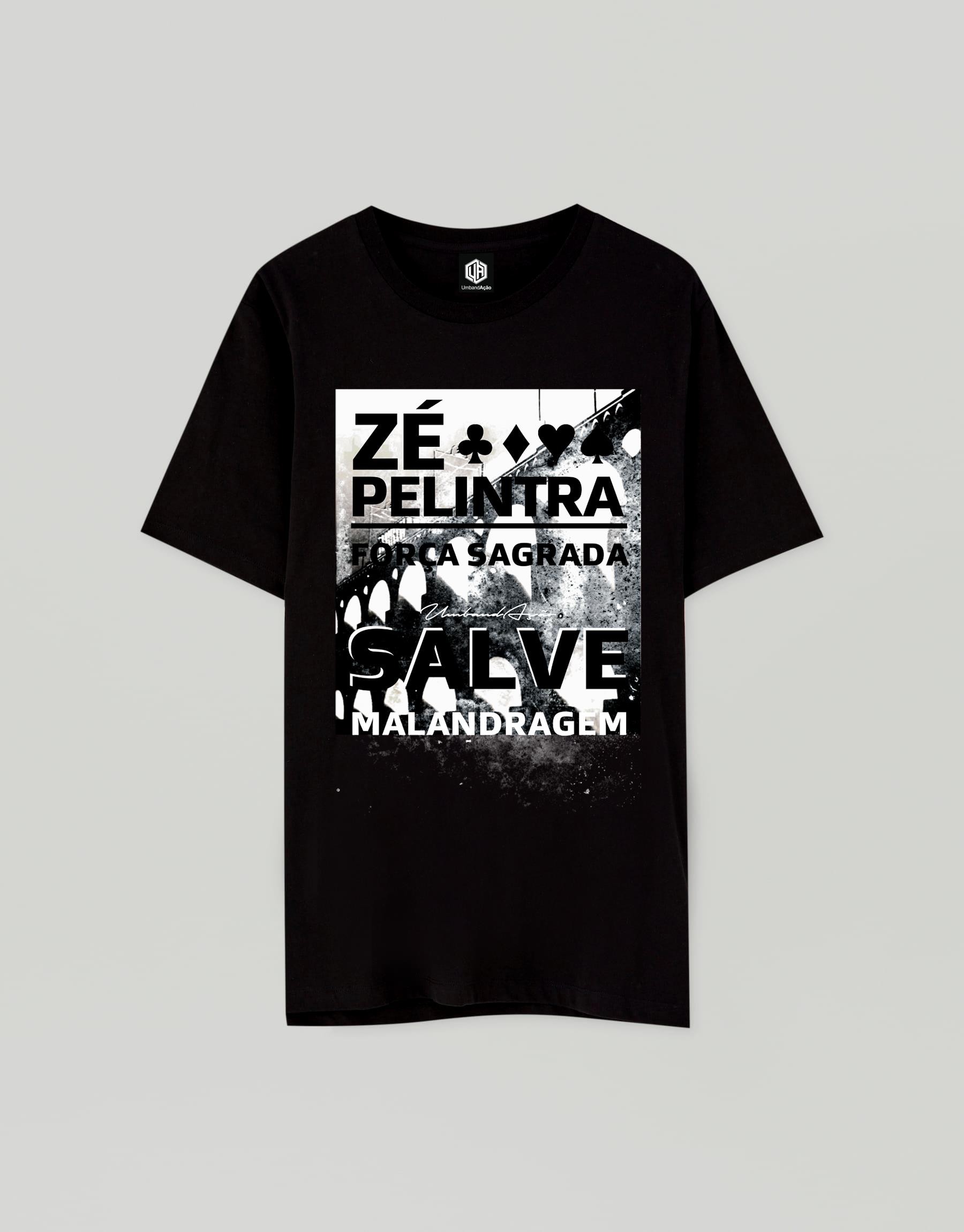 CAMISETA UMBANDACAO ZE LAPA PTA GG - UND