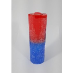 VELA VOTIVA 260G ROSA/AZUL - UND