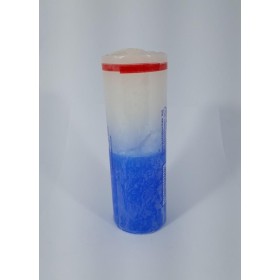 VELA VOTIVA 260G BCA/AZUL - UND