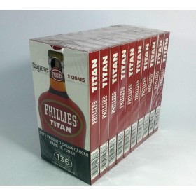 CHARUTO TITAN CONHAQ PACK C/10 CX