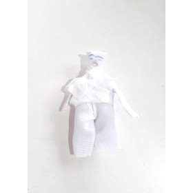 BONECO DE PANO BCO MASC - UND