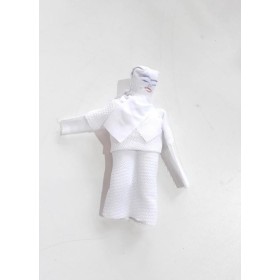 BONECO DE PANO BCO FEM - UND