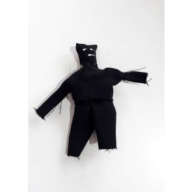 BONECO DE PANO PTO MASC - UND