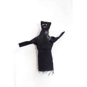 BONECO DE PANO PTO FEM - UND
