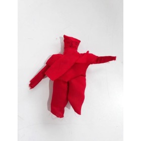 BONECO DE PANO VERM MASC - UND