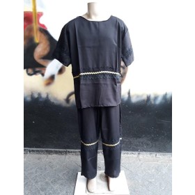 CONJUNTO OXFORD PRETO/DOURADO GG - UND