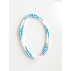 GUIA PORCELANA BCA/AZUL 147 CONTAS - UND