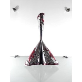 ADJA DECORADO EXU PRATA 3 BOCAS - UND