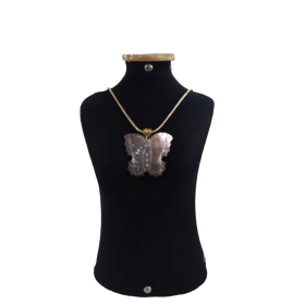 COLAR BORBOLETA ABALONE - UND