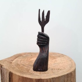 FIGA MADEIRA ORIXA PEQ EXU - UND